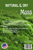 Cushion Moss (Leucobryum) Natural & Dry 8oz Retail - 12 pack