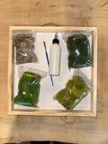 DIY Moss Art Kit Wall Decor 12”x12”