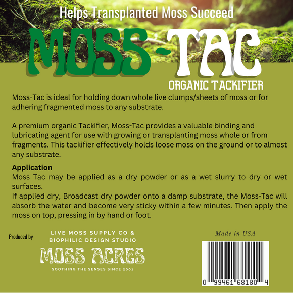 Fully Grown Live Moss Mats for Shady Areas / Roofs / Walls